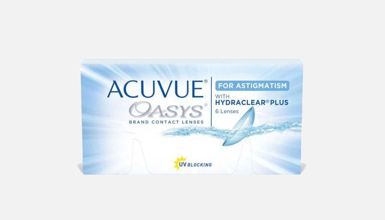 Контактные линзы Acuvue Oasys for ASTIGMATISM, 6pk