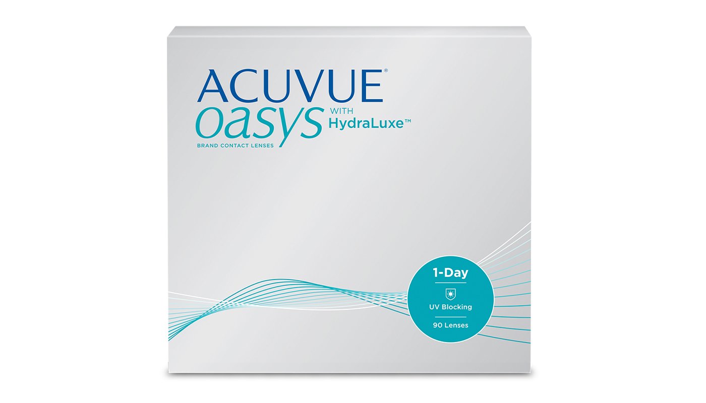 Контактные линзы 1-DAY Acuvue Oasys, 90pk